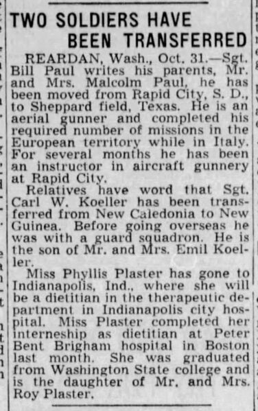 File:1944-11-01-sr-p5-bill-paul-carl-koeller-reassigned-phyllis-plaster-to-indianapolis.jpg